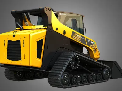 VT-100 Compact Track Loader - Bucket 3D model