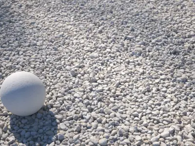 White small pebbles gravel texture Texture