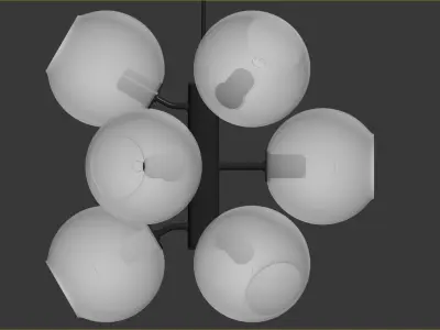 Tage pendant Green 3D model