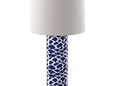 Zigler Ceramic Table Lamp Free 3D model