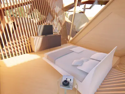 Shell Near Lake 3D model