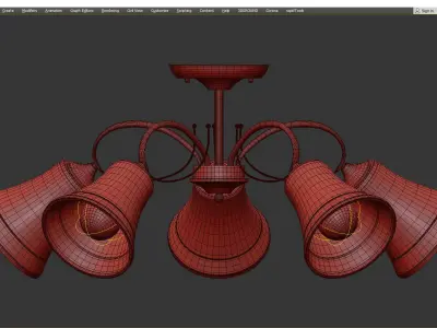 Arte Lamp BLOSSOM Low-poly 3D model