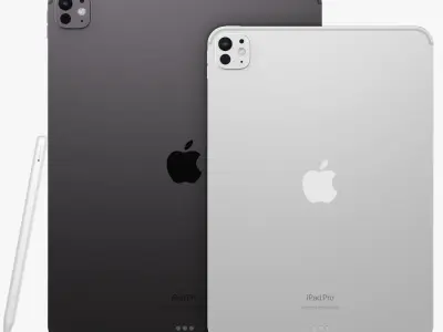 Apple iPad Pro M4 11 and 13-inch All Colors 3D model