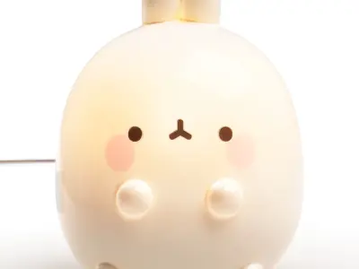 Molang Bunny Table Lamp 3D model