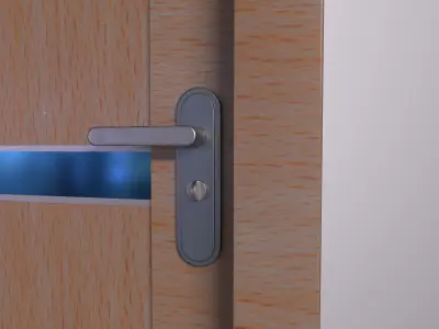 Interior Door Free low-poly 3D model