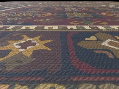 Seamless Carpet Series 1 Texture PBR 4K Texture