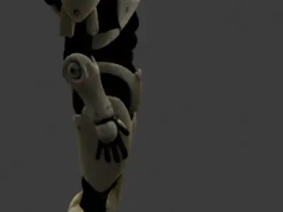 humanoid robot 3D model