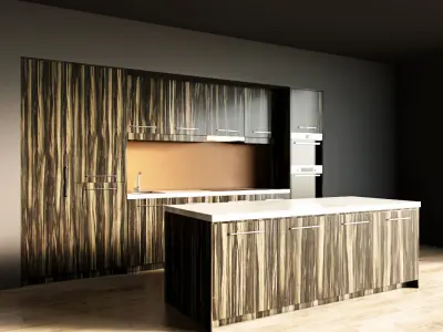 91-Kitchen7 texture 8 3D model