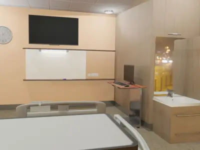 VRHospital Room 3d model Low-poly 3D model