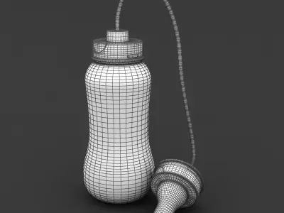 Baby Bottle Hand-Free 3D model