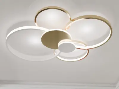 Ring Chandelier 3D model