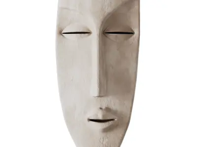 Wall Decor Mask Collection 3D model
