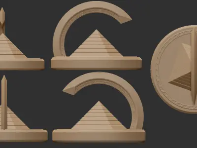 Piramide-My style 3D print model