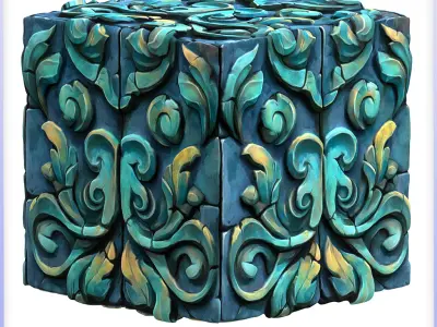 Stylized Ornaments Seamless Texture Texture