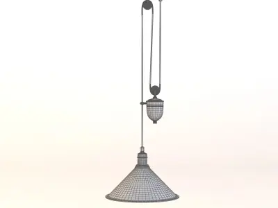 Provence Rise And Fall Ceiling Pendant 3D model