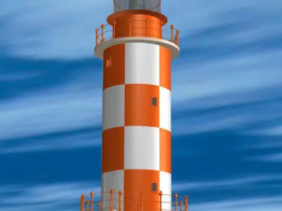 Ottawa Science and Tech Museum Lighthouse 3D model