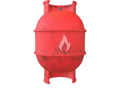 LPG Tank Icon V1 008 Low-poly 3D model