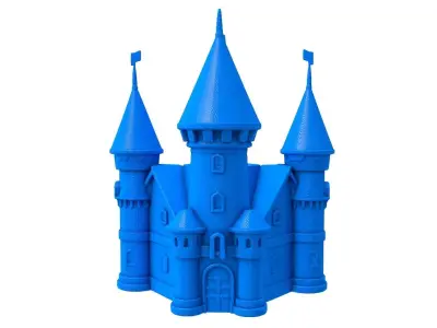 castle -  castle printer -  castle stl  3D print model