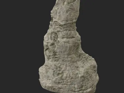 Sculpt stone F 3D model