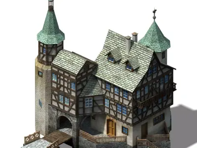 Heterogeneous - Architecture - Building 04 3D model