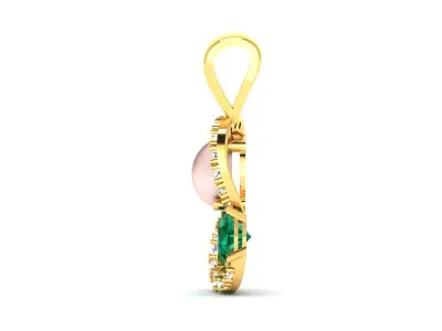 Solitaire Pendants  3D print model 3