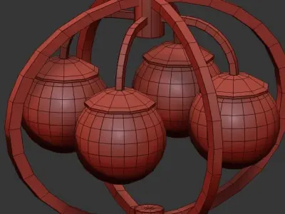 Piltz Satin Brass 22 3D model