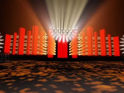 3D stage design  3D print model