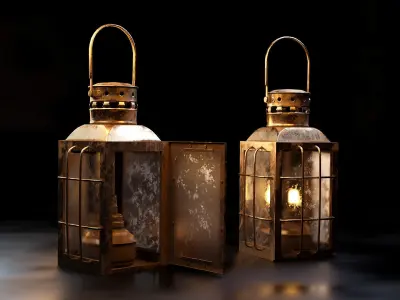 Oil Lantern 3D model