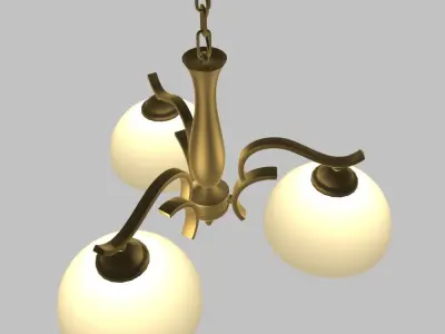 Classic chandelier 3D model