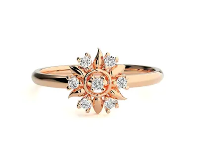 Women ring 3D print model 63