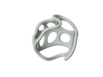SciFi Cube Object No 22467 Low Poly Shape Texture