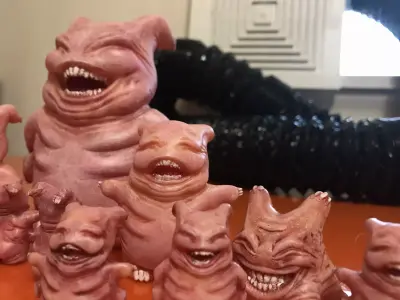 3d print Animal Cartoon Tardigrade Waterbears 3D print model