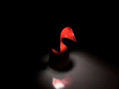 MINIMAL LED LAMP 3D print model