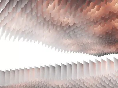 Fabric suspended ceiling  5 3D model