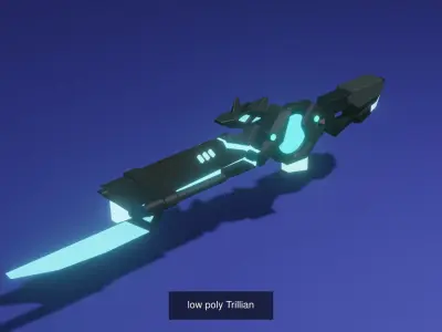 sci-fi weapons 3D Model Pack