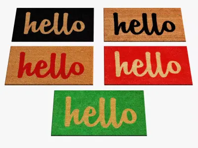 Doormat Rugs 150 3D model