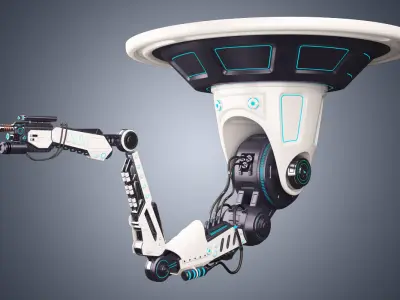 Robotic Arm 02 Ceiling 3D model