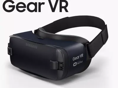 Samsung Gear VR SM-R323N VR headset  Low-poly 3D model