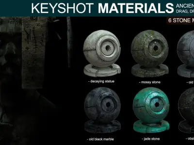 Keyshot Materials - Ultimate Bundle 3D model