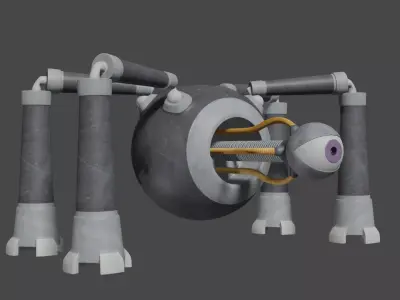 Spider Mech 3D model