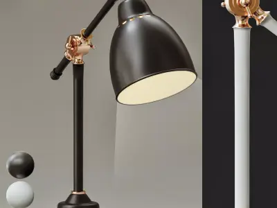 Holder Table Lamp Black 3D model purchase