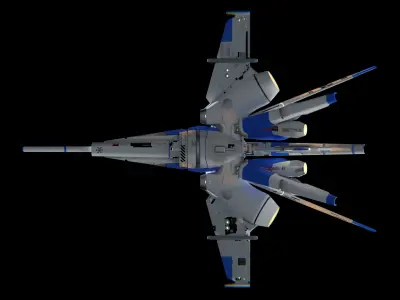 Gundam Valkyrie V-7X Star Sentinel 3D model