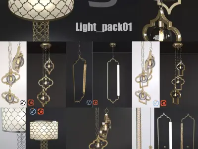 Light pack01 3D model