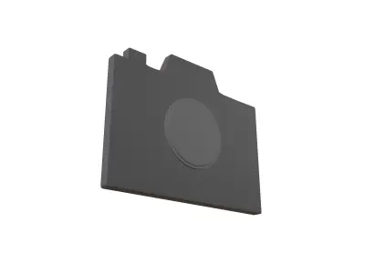 Camera Symbol V1 002 Low-poly 3D model