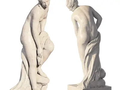 Statue of Venus Emerging from the Bath 3D model
