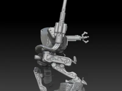Toad Mecha  3D print model