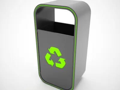 LITTER BIN 3D model