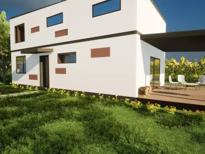 Modern house 3D model 48