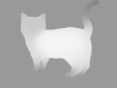American Shorthair Indirect Lighting 3D model