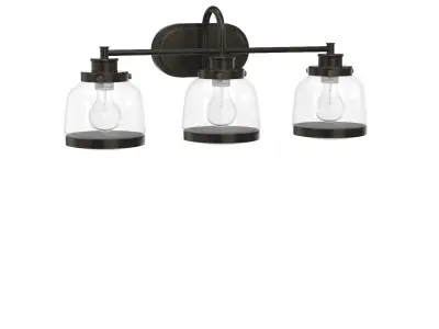 Judson Collection Three-Light Antique Bronze 3D model